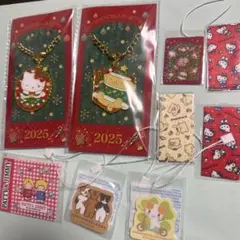 サンリオ　クリスマス　キラキラチャーム　ハローキティ　ポムポムプリン