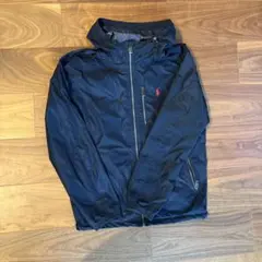 POLO フード付きナイロンジャケット ネイビー