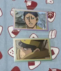 【匿名】ゴールデンカムイ 鯉登 月島 　名場面カード 　金カム