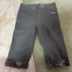 Subciety クロップドパンツ ペイズリー柄 グレーのサムネイル