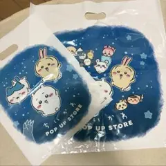 ショップ袋　ショッパー　シール　ステッカー　ポップアップストア　ちいかわ