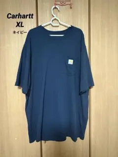 Carhartt ネイビー オーバーサイズ Tシャツ メンズXLサイズ