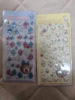 しずくちゃん　みるみるちゃん　ボンボンドロップシール 2シート　硬い