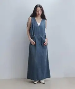 デニムIラインワンピース