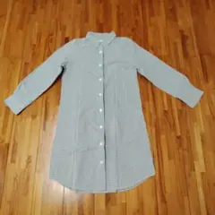 アニエス・ベー チェック柄シャツワンピース