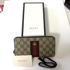 ✨Aランク✨　GUCCI 長財布　アニマリエ　ジップアラウンドウォレット　bee ✨Aランク✨ GUCCI 長財布 アニマリエ ジップアラウンドウォレット bee