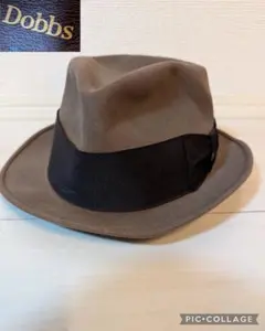 ホンブルグハット　ヴィンテージ　ハット　56cm 実寸 53cm ドレスハット ホンブルグハットヴィンテージハット56cm 実寸 53cm ドレスハット