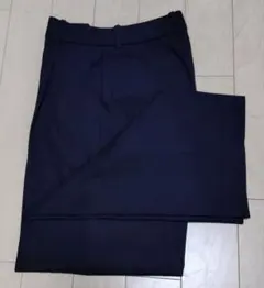 UNIQLO タックワイドパンツ 黒 S