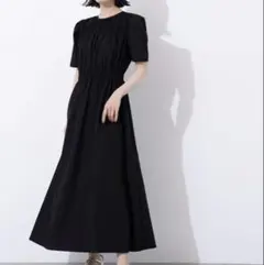 N. Natural Beauty Basic　ローンタックショルダーワンピース