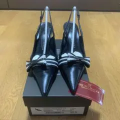 BRUNOMAGLI リボン　ヒール　ミュール　箱　袋付きのサムネイル