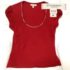BURBERRY LONDON 半袖カットソー レッド Mのサムネイル
