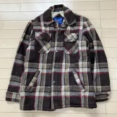 10,4 Northern Summit 裏ボアジャケット チェック ブラウンS