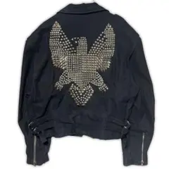 ヴィンテージ ジェフハミルトン　スタッズ　ダブルライダース　ジャケット 2025年最新】ジェフハミルトン レザー ジャケットの人気アイテム