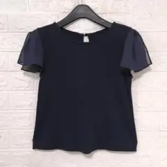 Jill Stuart シフォン袖リブカットソー