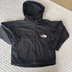 ノースフェイス コンパクトジャケット キッズ アウター ウィンドブレーカー　黒