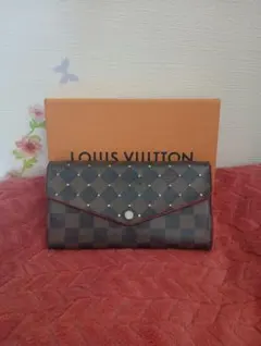 ★正規品LOUIS VUITTON ダミエ スタッズ 長財布のサムネイル