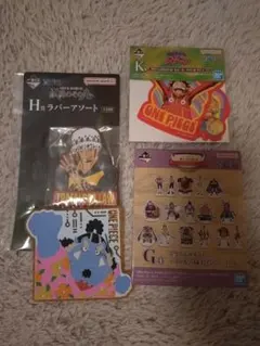 一番くじ ワンピース ラバーアソート アクリルスタンド　ステッカー　セット