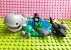 海の生き物セット　アンパンマンブロックラボ レゴデュプロ互換品