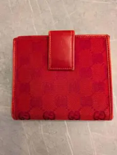 gucci 二つ折り財布　REDのサムネイル