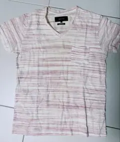 SHIPS JET BLUE Vネック Tシャツ 日本製 Sのサムネイル