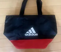 adidas トートバッグ 黒 赤 大容量