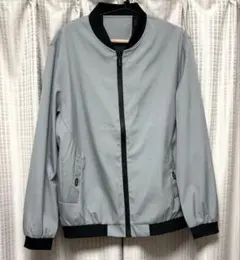 グレー MA-1スタイルジャケット