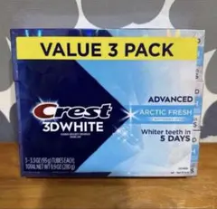 新品未開封】【3本】Crest 3D White アークティックフレッシュ - メルカリ