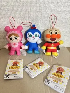 アンパンマン　なかよしわくわくマスコット　全3種