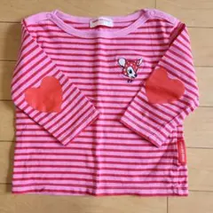 BEBE DE PINO　ボートネック 長袖カットソー 100