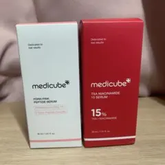 メディキューブTXAナイアシンアミド15セラム PDRNピンクアンプル2点セット