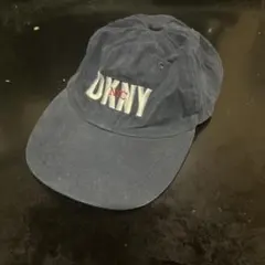 【希少・USA製】90s DKNY NYC ヴィンテージ キャップ ネイビー