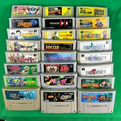 スーパーファミコンソフト　24本まとめ　ダブりなし！　【動作未確認・ジャンク】
