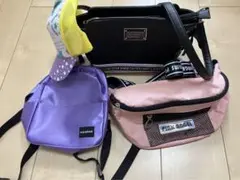 オシャレ女子　小学生　雑貨４点セット　カバン　ボディバック　帽子　キャップ