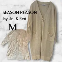 SEASONREASON by Lin. & Red 薄手ロングカーディガン　Mのサムネイル