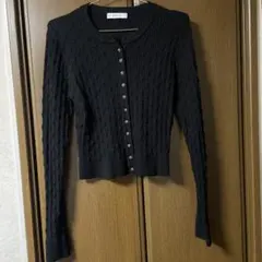 ZARA ブラック 長袖カーディガン