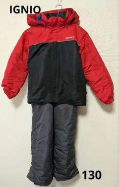 IGNIO スキーウェア 130 赤黒