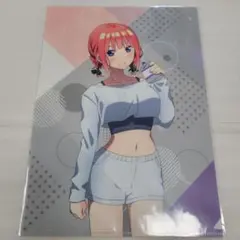 五等分の花嫁 ジムデート クリアファイル 中野二乃 モーリーオンラインスクラッチ