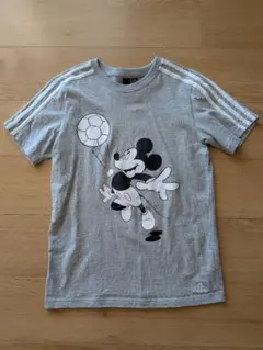 adidas ミッキーマウス 半袖Tシャツ グレー