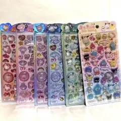 うるちゅるぽっぷシール　サンリオキャラクターズ 6枚セット　3枚おまけ付き