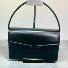 美品　ハセガワ　フォーマル　ハンドバッグ　日本製　本革　冠婚葬祭