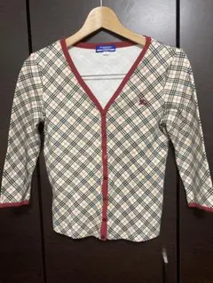 Burberry Blue Label ノバチェック柄 カーディガン Mのサムネイル