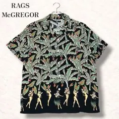 希少 ラグスマックレガー アロハシャツ 半袖 オープンカラー フラガール バナナのサムネイル