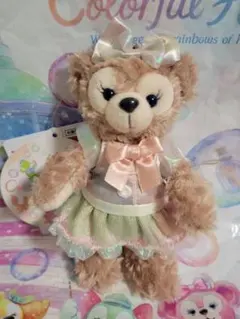 ☆新品☆ダッフィー&フレンズ　カラフルハピネス　ぬいぐるみバッジ　シェリーメイ