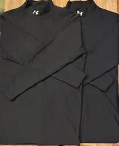 Under Armour 冬用アンダーアーマー微起毛インナーシャツ2枚 XL