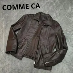 コムサコレクション COMME CA COLLECTION レザージャケット 1 - メルカリ