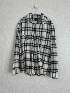 H&M チェックネルシャツ Lサイズ