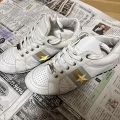 JIMMY CHOO ホワイト スニーカー　28cm