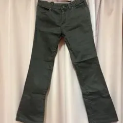 MICHEL KLEIN PARIS ブーツカットパンツ カーキのサムネイル