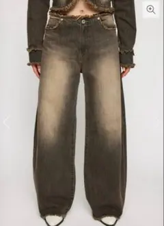 LAGUA GEM CORDUROY LOOSEY パンツ BK - メルカリ