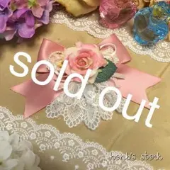 ピンクの薔薇のジャボクリップのサムネイル